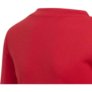 adidas TEAM BASE TEE Y Juniorské futbalové tričko, červená, veľkosť