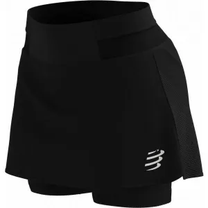 Compressport PERFORMANCE SKIRT W Dámska bežecká sukňa, čierna, veľkosť