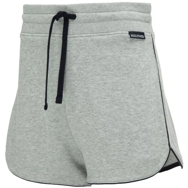 Tommy Hilfiger MONOTYPE CONTRAST PIPING PYJAMA Dámske pyžamové kraťasy , sivá, veľkosť
