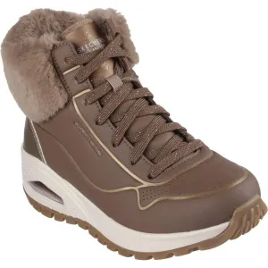 Skechers UNO RUGGED - FALL SHIMMER Dámska zimná obuv, hnedá, veľkosť