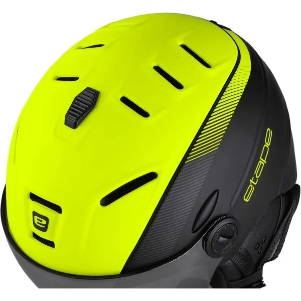 Etape COMP PRO Unisex lyžiarska prilba so zorníkom, čierna, veľkosť (58 - 61)
