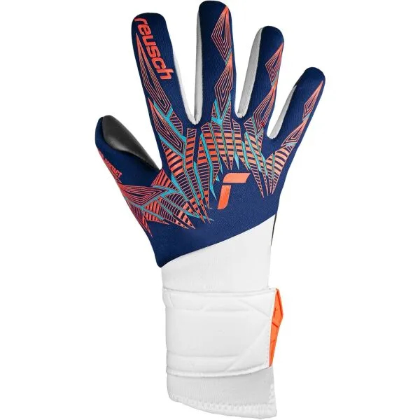 Reusch PURE CONTACT SILVER Pánske brankárske rukavice, modrá, veľkosť