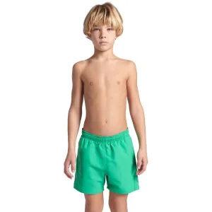 Arena FUNDAMENTALS LOGO JR BOXER Chlapčenské športové šortky, zelená, veľkosť 6-7Y