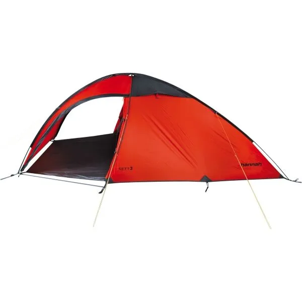 Hannah SETT 3 Outdoorový stan, červená, veľkosť