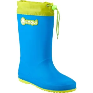 Coqui RAINY COLLAR Detské čižmy, modrá, veľkosť