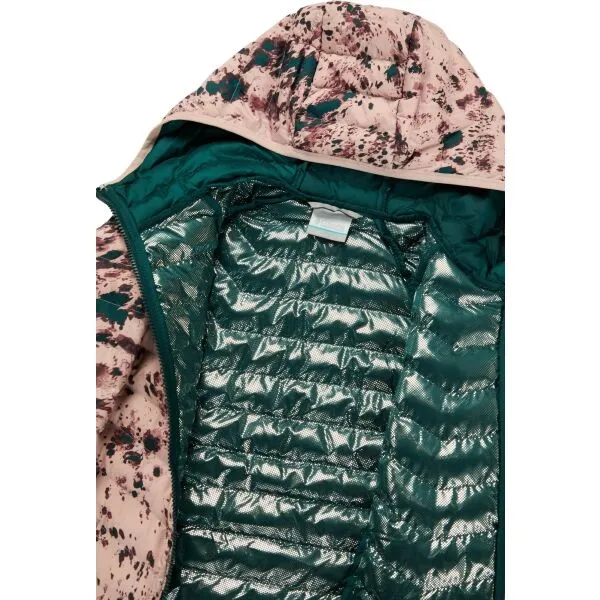 Columbia POWDER LITE HOODED JACKET Dámska bunda, ružová, veľkosť