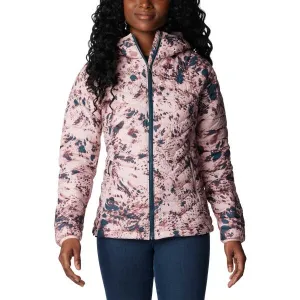 Columbia POWDER LITE HOODED JACKET Dámska bunda, ružová, veľkosť