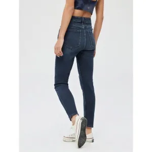GAP V-HR LEGGING Dámske džínsy, tmavo modrá, veľkosť