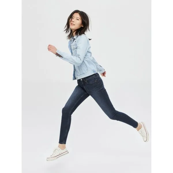GAP V-HR LEGGING Dámske džínsy, tmavo modrá, veľkosť