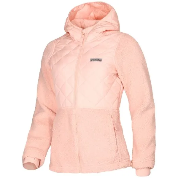 Columbia CRESTED PEAK FULL ZIP Dámska bunda, ružová, veľkosť