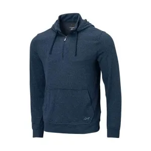 GREGNORMAN 1/4 ZIP HOODIE Pánska golfová mikina, tmavo modrá, veľkosť