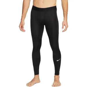 Pánske kompresné legíny NIKE M NP DF TIGHT BLACK WHITE