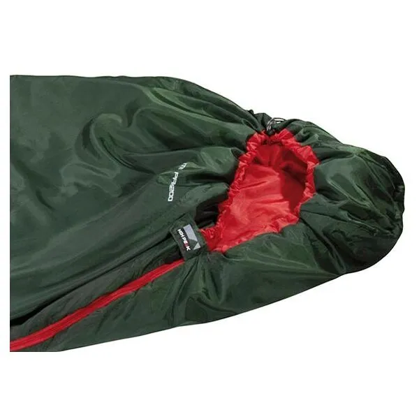 High Peak LITE PAK 1200 Spací vak, tmavo zelená, veľkosť 225 cm - ľavy zips