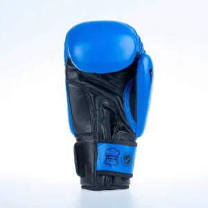 Fighter ROUND 12 OZ Boxerské rukavice, modrá, veľkosť