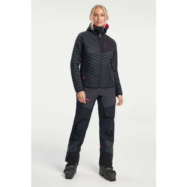 TENSON TOURING PUFFER Dámska skialpová bunda, čierna, veľkosť