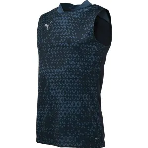 Puma TEAMCUP TRAINING JERSEY SL Pánske futbalové tielko, tmavo sivá, veľkosť