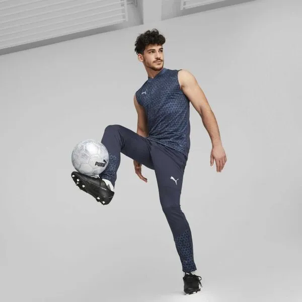 Puma TEAMCUP TRAINING JERSEY SL Pánske futbalové tielko, tmavo sivá, veľkosť
