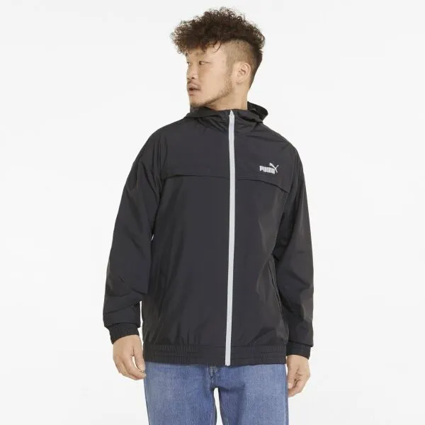 Puma ESS+ CB WINDBREAKER Pánska bunda, čierna, veľkosť