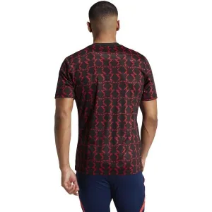 adidas MANCHESTER UNITED PRE-MATCH JERSEY Pánsky futbalový dres, červená, veľkosť
