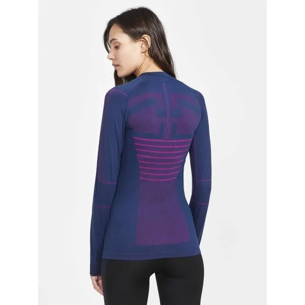 Craft Active Intensity CN LS tmavo modrá s ružovou - XS