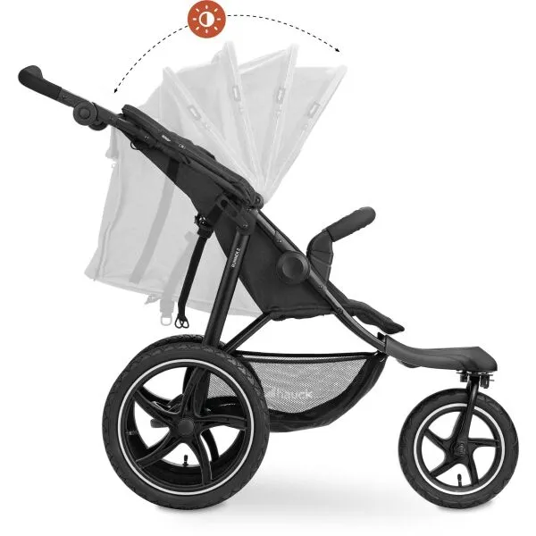 HAUCK - Kočík športový Runner 2 CZ EDICE Melange grey