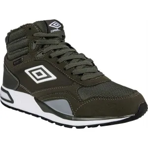 Umbro REDHILL HIGH W PROOF Pánska voľnočasová obuv, tmavo zelená, veľkosť 44