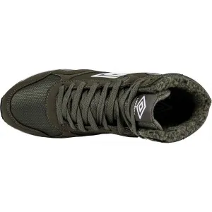 Umbro REDHILL HIGH W PROOF Pánska voľnočasová obuv, tmavo zelená, veľkosť 44