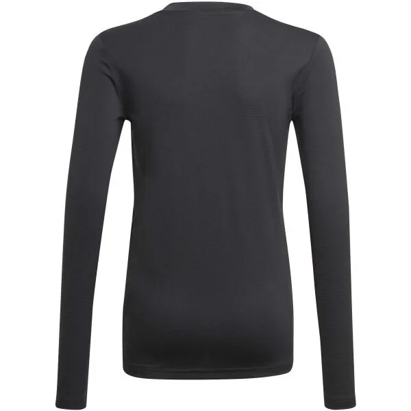 adidas TEAM BASE TEE Y Juniorské futbalové tričko, čierna, veľkosť