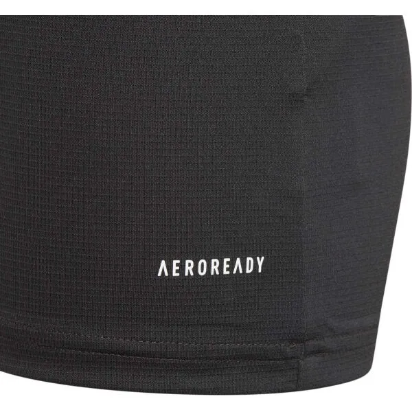 adidas TEAM BASE TEE Y Juniorské futbalové tričko, čierna, veľkosť