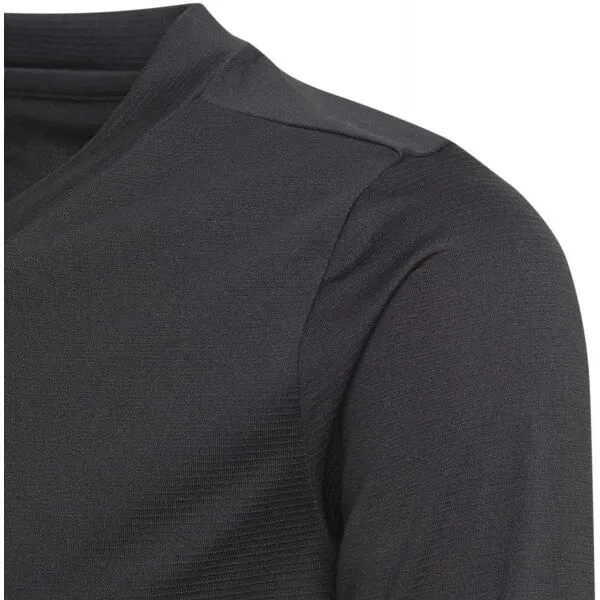 adidas TEAM BASE TEE Y Juniorské futbalové tričko, čierna, veľkosť