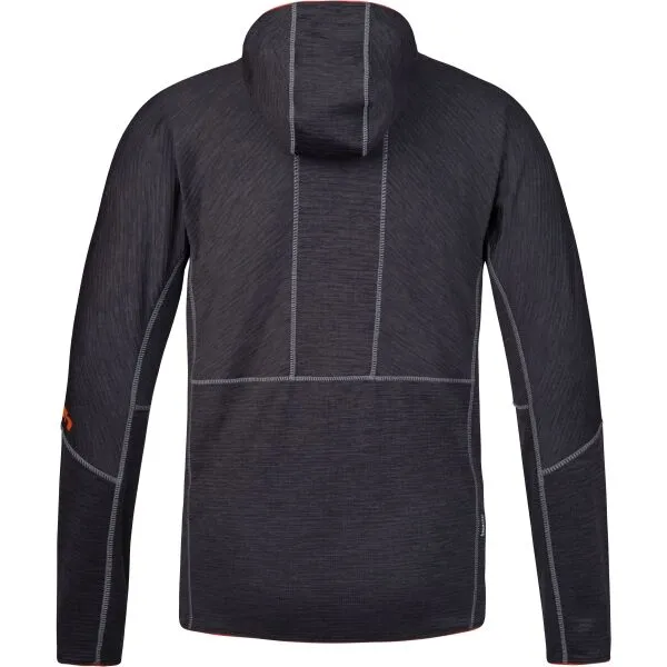Hannah NIRO HOODY Pánska funkčná mikina, čierna, veľkosť