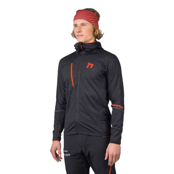 Hannah NIRO HOODY Pánska funkčná mikina, čierna, veľkosť