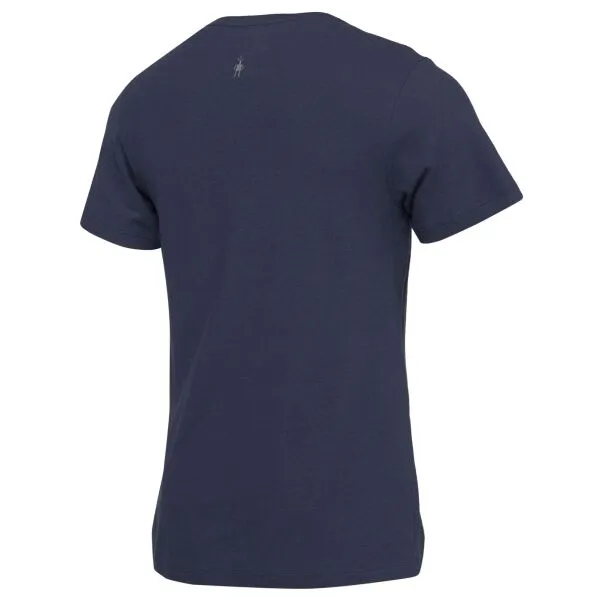 Smartwool TROUT FISHING GRAPHIC SS TEE SLIM FIT Pánske tričko, tmavo modrá, veľkosť