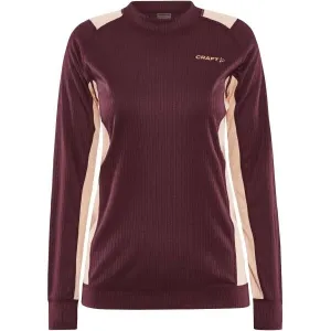 Craft CORE DRY BASELAYER SET Dámsky funkčný komplet, vínová, veľkosť