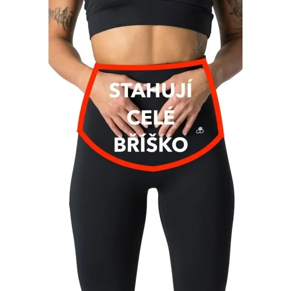 GoldBee Legíny Celkové Stahovací Black Barva: Black, Velikost: 3XL