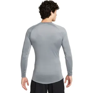 Nike DRI-FIT Pánske termo tričko, sivá, veľkosť