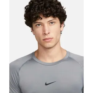 Nike DRI-FIT Pánske termo tričko, sivá, veľkosť