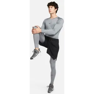 Nike DRI-FIT Pánske termo tričko, sivá, veľkosť