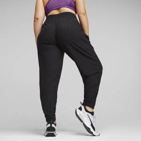 Puma FIT BRANDED Dámske tepláky, čierna, veľkosť