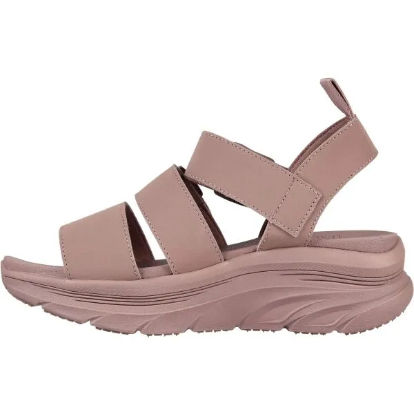 Skechers D'LUX WALKER-RETRO COSMOS Dámske sandále, ružová, veľkosť