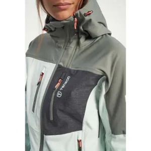 TENSON TOURING SOFTSHELL W Dámska skialpová bunda, svetlo zelená, veľkosť
