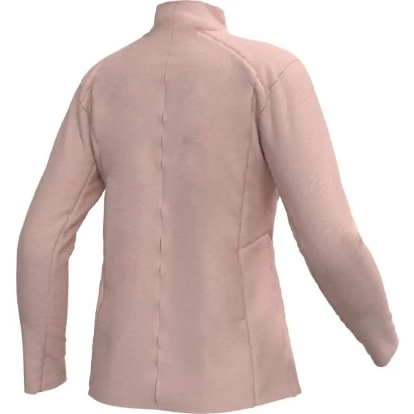 Rossignol W CLASSIQUE 1/2 ZIP Dámska prvá vrstva, ružová, veľkosť