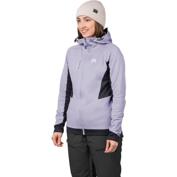 Hannah NELA HOODY Dámska mikina, fialová, veľkosť