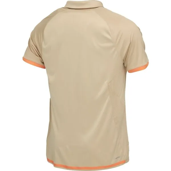 Lotto TECH II D2 POLO SHIRT Pánske tenisové polo tričko, hnedá, veľkosť