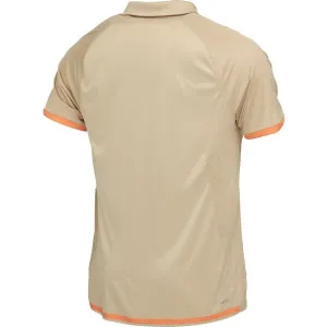 Lotto TECH II D2 POLO SHIRT Pánske tenisové polo tričko, hnedá, veľkosť