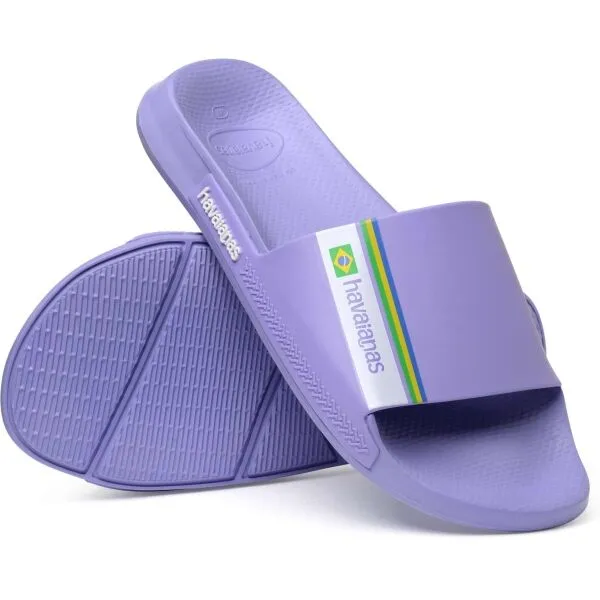 HAVAIANAS SLIDE BRASIL Unisex šľapky, fialová, veľkosť 43/44
