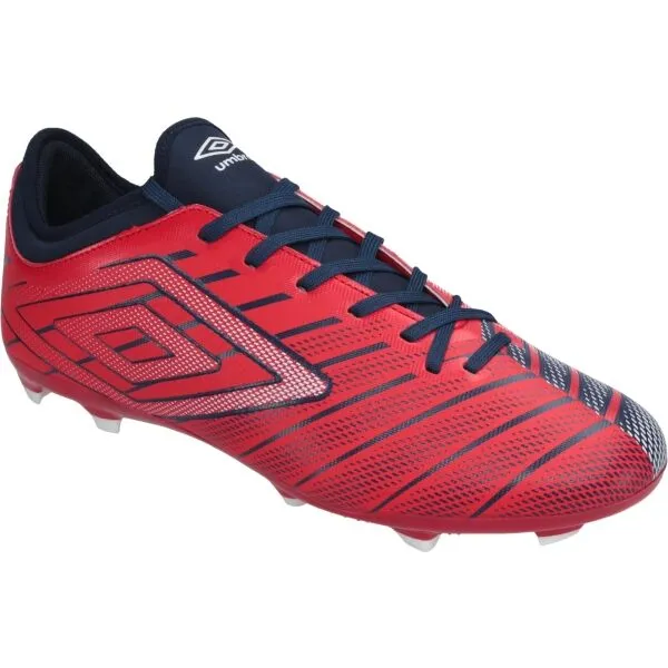 Umbro VELOCITA ELIXIR CLUB FG Pánske kopačky, červená, veľkosť 43