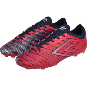 Umbro VELOCITA ELIXIR CLUB FG Pánske kopačky, červená, veľkosť 43