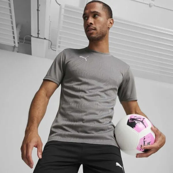 Puma TEAMFINAL TRAINING JERSEY Pánske športové tričko, sivá, veľkosť
