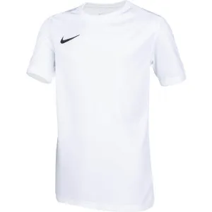 Nike DRI-FIT PARK 7 JR Detský futbalový dres, biela, veľkosť